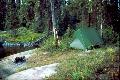 Campsite on Broken Arrow Lake - Woodland Caribou Park