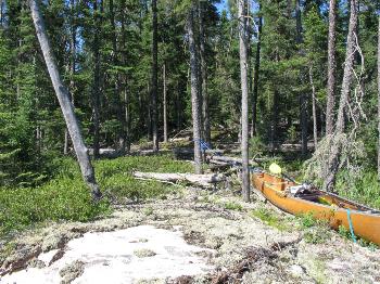 Portage start from "20 meter" Lake