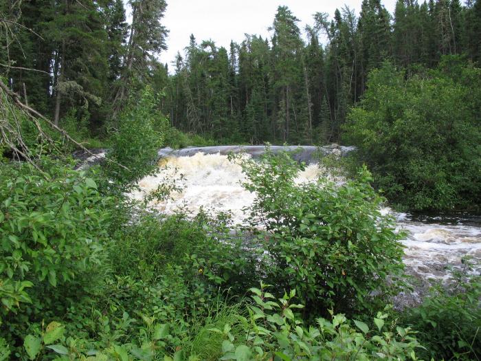 A Falls on Larus Creek - Woodland Caribou Park