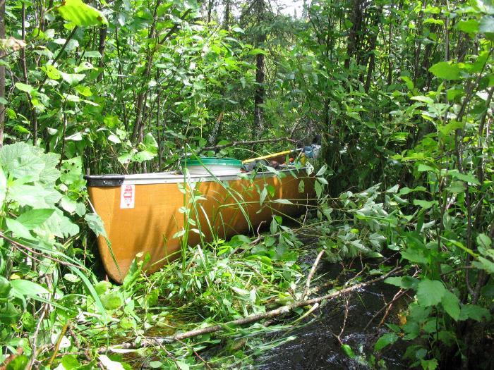 African Queen Portage - Woodland Caribou Park