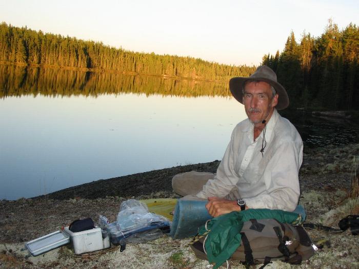 A campspot on the lake before Dunstan