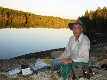 A campspot on the lake before Dunstan