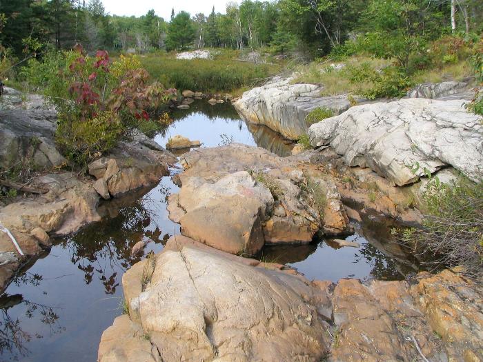 On the trail to Silver Peak - Killarney Provincial Park