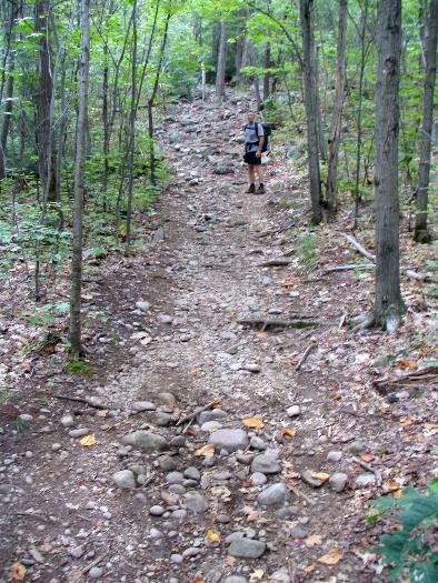 The rugged incline to Silver Peak