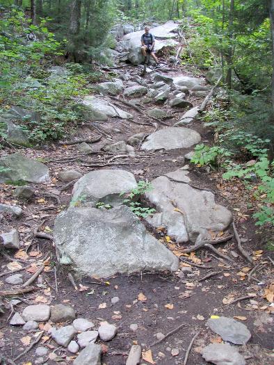 The rugged incline to Silver Peak