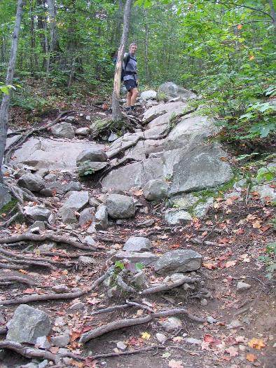 The rugged incline leading to Silver Peak