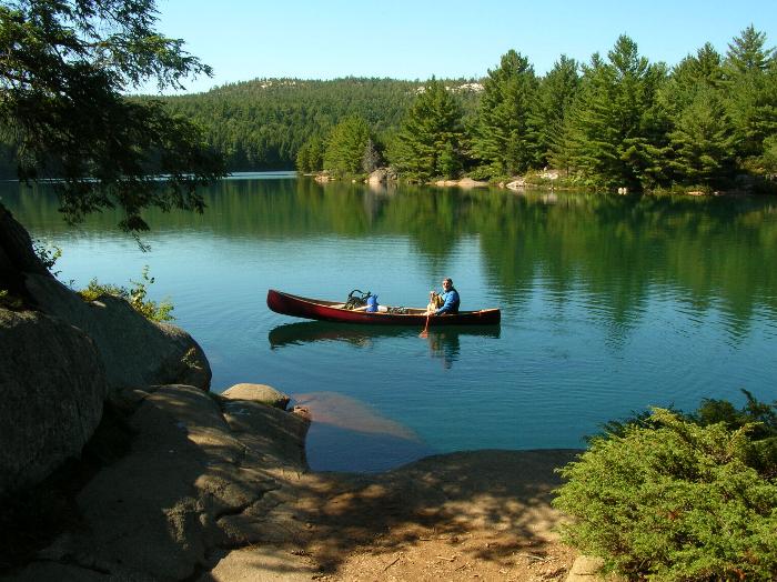 Norm on Ruth Roy Lake - Killarney Provincial Park