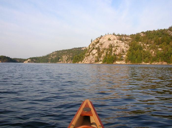 Drifting on George Lake - Killarney Provincial Park