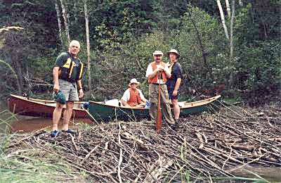 Norm H, Wayne, John and Norm R - Howdry Creek