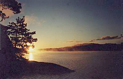 Great Mountain Lake Sunrise