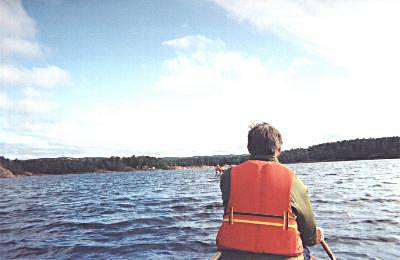 Crossing the North Channel inlet