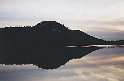 Sunset on Grace Lake