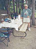 Norm Cooking Supper - Algonquin Provincial Park