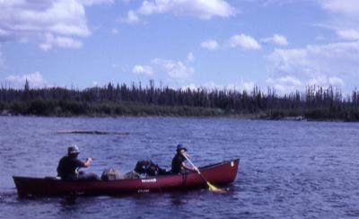 Canoeing in Woodland Caribou Park